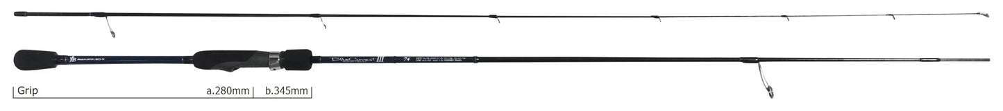 YAMAGA BLANKS BLUE CURRENT III SPINNING 69 MAX 7G PE0.08-0.4 L2.07M - Darivianakis fishing Store