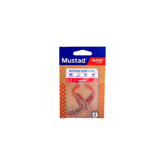 ASSIST HOOK MUSTAD A-ASSIST 4 RUTHLESS SLOW FLASH