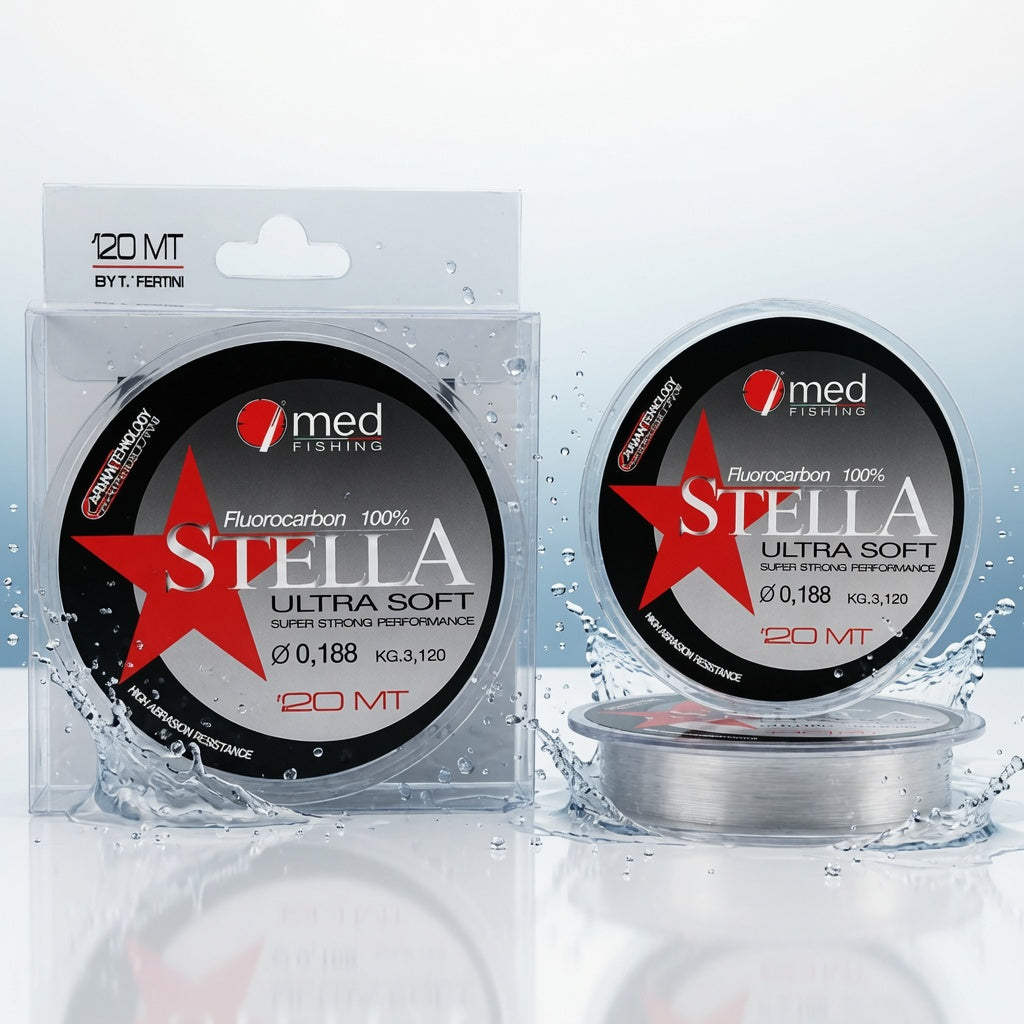 FLUOROCARBON MED FISHING STELLA ULTRA SOFT 120μ