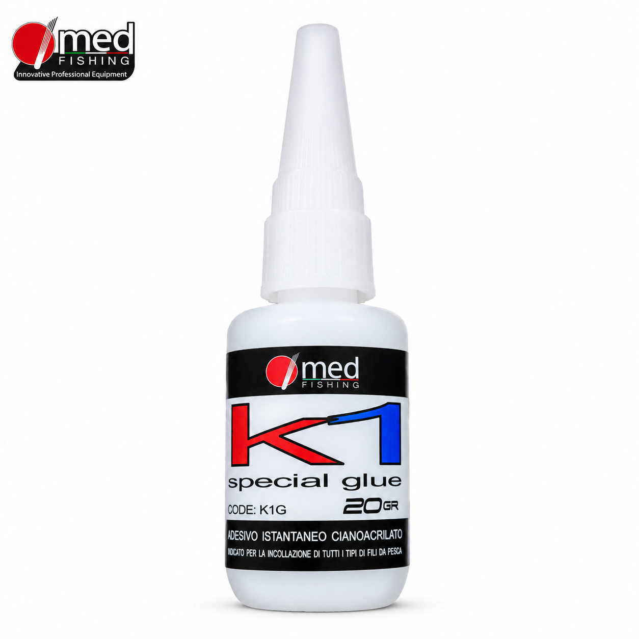 ΕΙΔΙΚΗ ΚΟΛΛΑ MED FISHING K1 ΚΥΑΝΟΑΚΡΥΛΙΚΗ 20GR ΔΙΑΦΑΝΗ