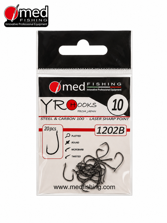 ΑΓΚΙΣΤΡΙΑ MED FISHING YRO HOOKS 1202B 20 τμχ