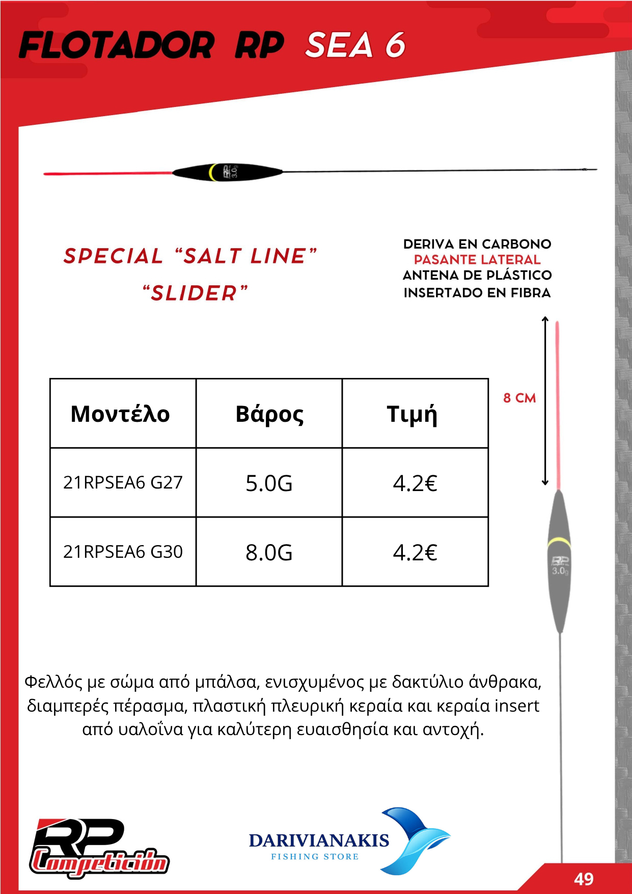 ΦΕΛΛΟΣ ROMERA PESCA SEA 6