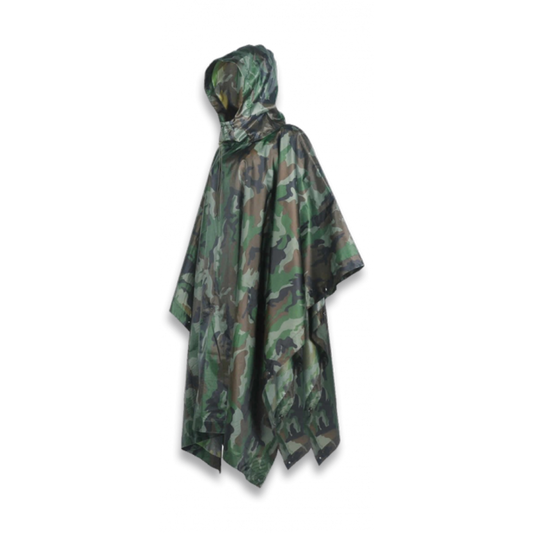 PONCHO IMPERMÉABLE CAMOUFLAGE BARBARIC 52×80CM