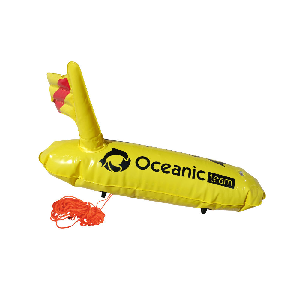 ΣΗΜΑΔΟΥΡΑ ΚΑΤΑΔΥΣΗΣ OCEANIC TEAM ΤΟΡΠΙΛΗ ΚΙΤΡΙΝΗ PVC 0,4MM ΜΕ ΣΧΟΙΝΙ 20M