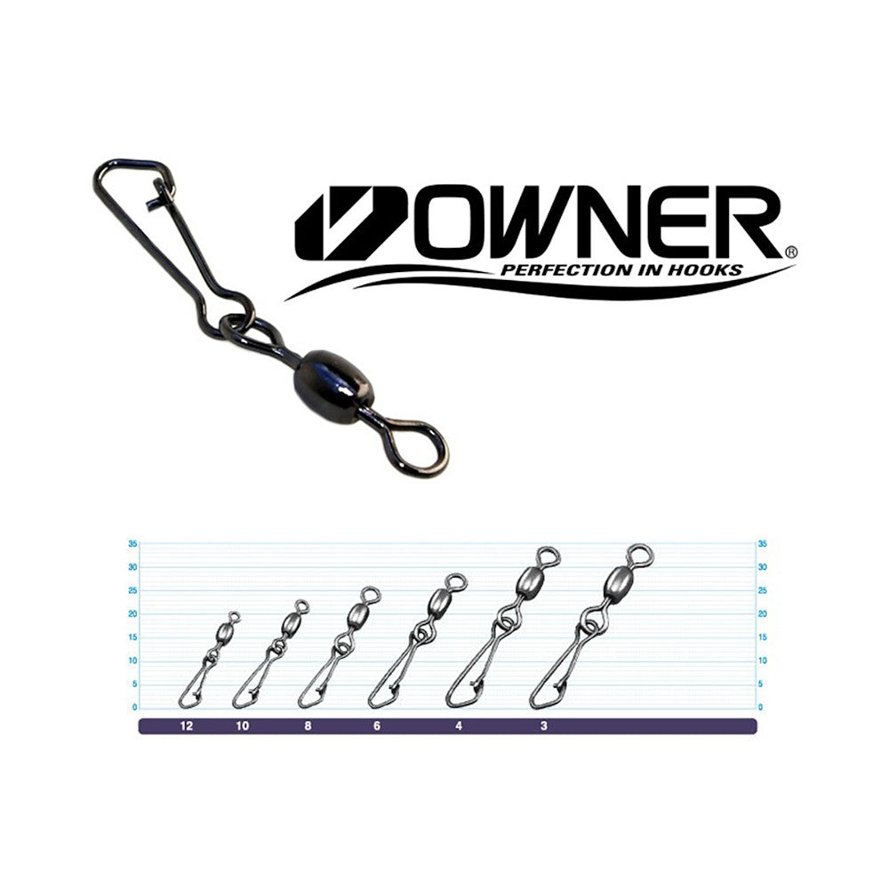 ΣΤΡΙΦΤΑΡΙ ΜΕ ΠΑΡΑΜΑΝΑ OWNER HOOKED SNAP SWIVEL 52567