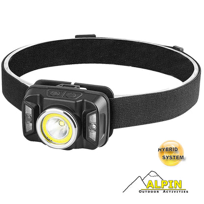 ΦΑΚΟΣ ΚΕΦΑΛΗΣ ALPIN 350LM + UV COB + ΚΟΚΚΙΝΟ SMD (HYBRID SYSTEM) - Darivianakis fishing Store