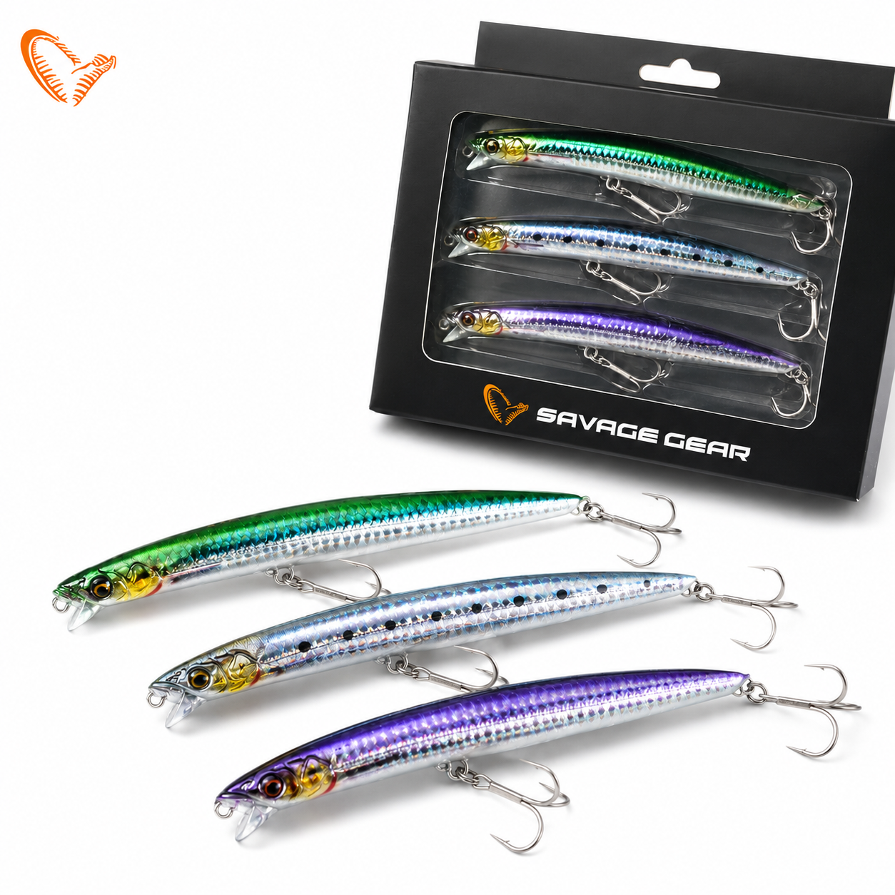 ΣΕΤ 3 ΤΕΜΑΧΙΩΝ ΤΕΧΝΗΤΑ SAVAGE GEAR DEEP WALKER 2.0 50G 17.5CM