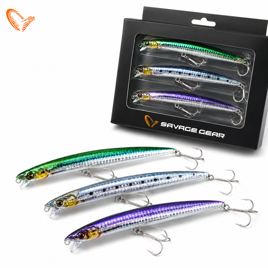 ΣΕΤ 3 ΤΕΜΑΧΙΩΝ ΤΕΧΝΗΤΑ SAVAGE GEAR DEEP WALKER 2.0 50G 17.5CM