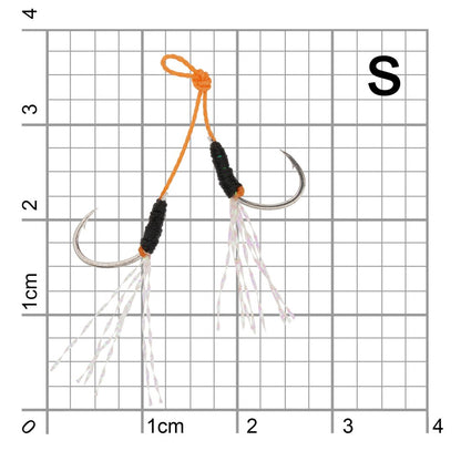 ΒΟΗΘΗΤΙΚΑ ΑΓΚΙΣΤΡΙΑ ASSIST HOOKS BKK FLASH CRASH+ Διπλά BKK