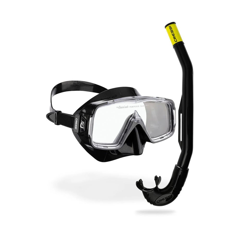 ΣΕΤ ΜΑΣΚΑ CRESSI SIRENA + ISLAND 2.0 SNORKEL COMBO