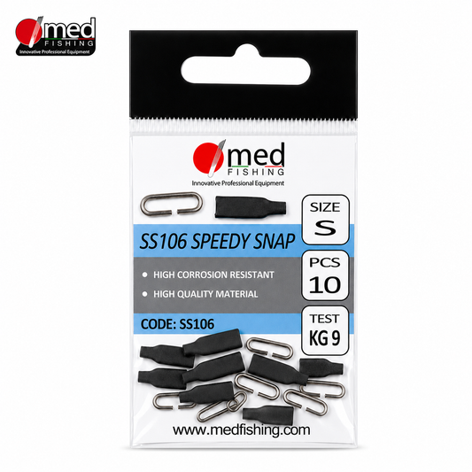 ΠΑΡΑΜΑΝΕΣ MED FISHING SS106 SPEEDY SNAP ΜΕ ΘΕΡΜΟΣΥΣΤΕΛΛΟΜΕΝΟ PVC 10ΤΜΧ