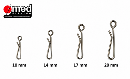 ΠΑΡΑΜΑΝΑ ΤΑΧΕΙΑΣ ΣΥΝΔΕΣΗΣ MED FISHING HS103 HANGING SNAP 12ΤΜΧ
