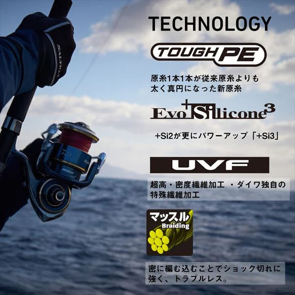 ΝΗΜΑ DAIWA SALTIGA DURASENSOR UVF X12 MULTICOLOR