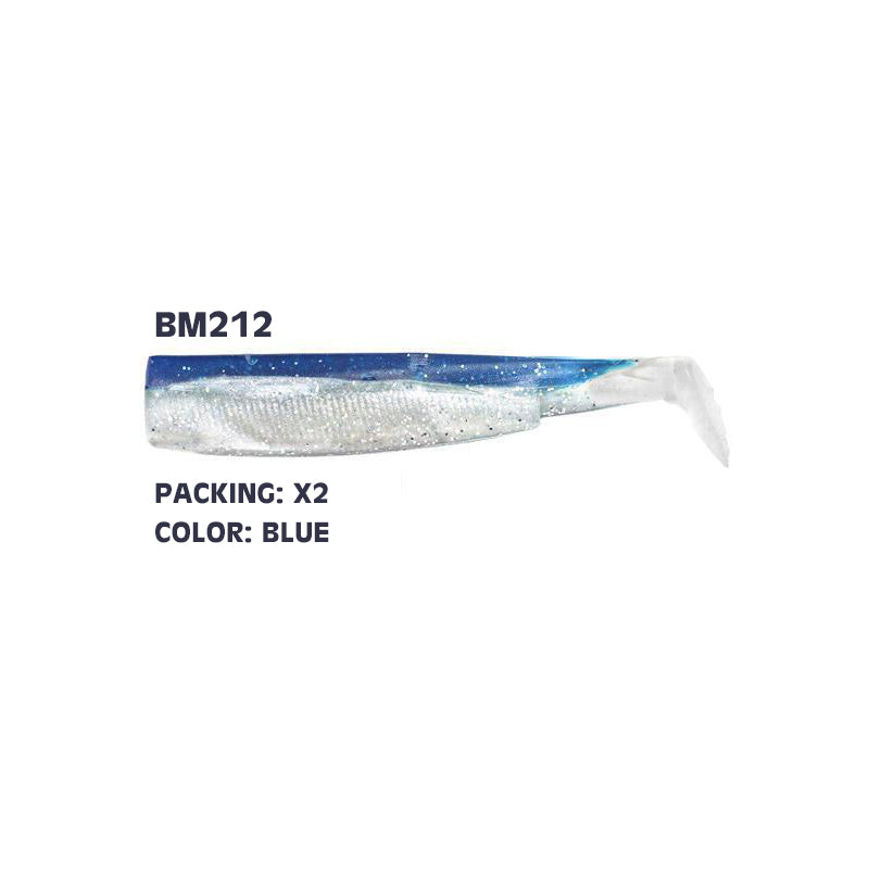 ΑΝΤΑΛΛΑΚΤΙΚΑ ΣΩΜΑΤΑ ΣΙΛΙΚΟΝΗΣ FIIISH BLACK MINNOW NO6 BODIES 2 ΤΕΜ