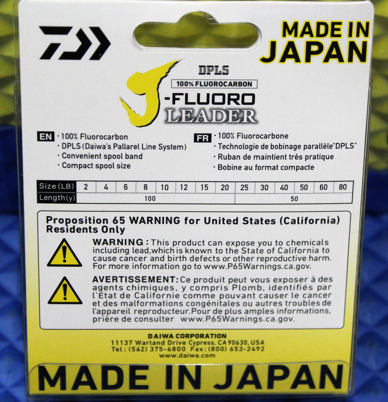 FLUOROCARBON  DAIWA J-THREAD FLUORO LEADER