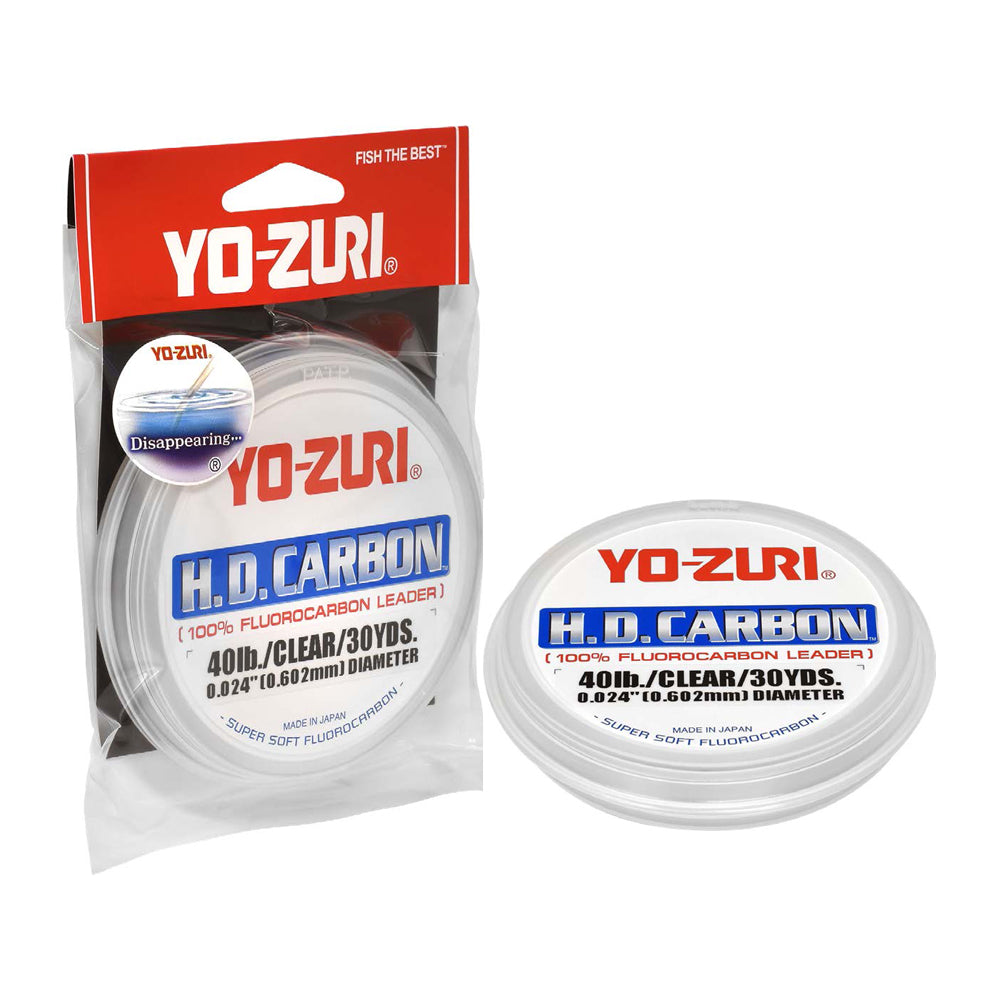 ΠΕΤΟΝΙΑ FLUOROCARBON YO-ZURI H.D. CARBON LEADER 100% 30yards YO-ZURI