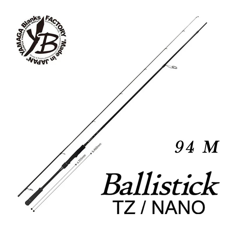 YAMAGA BLANKS BALLISTICK 94M TZ NANO 6-35G PE0.8-1.5 L2.85M - Darivianakis fishing Store