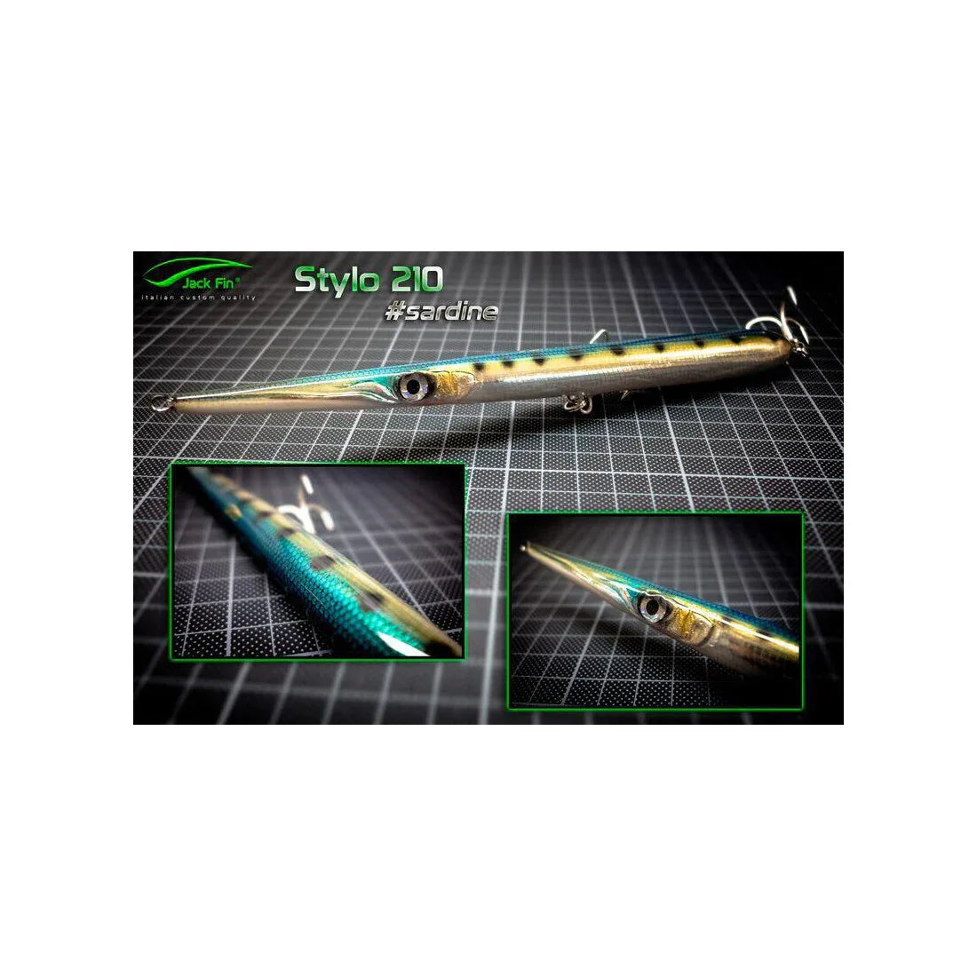 ΤΕΧΝΗΤΟ JACK FIN STYLO 210 30GR - Darivianakis fishing Store