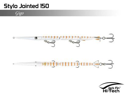 BROKEN ARTIFICIAL JACK FIN STYLO JOINTED 150