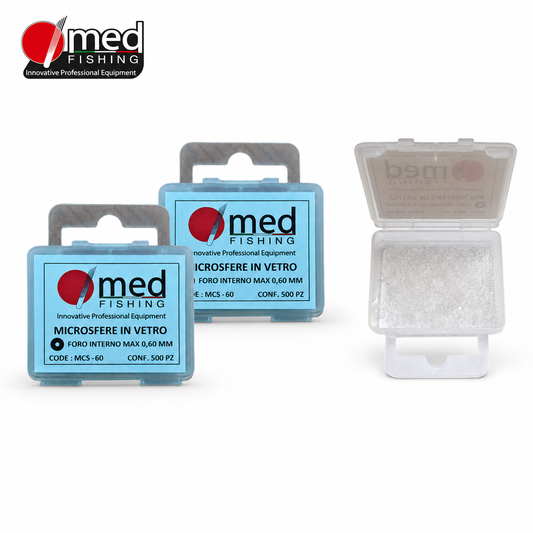 ΓΥΑΛΙΝΕΣ ΜΙΚΡΟΧΑΝΤΡΕΣ MED FISHING MCS CRYSTAL 500ΤΜΧ