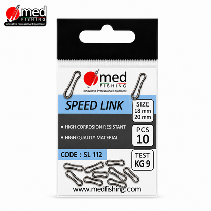ΣΥΝΔΕΣΜΟΣ ΤΑΧΕΙΑΣ ΑΛΛΑΓΗΣ MED FISHING SL112 SPEED LINK 10ΤΜΧ