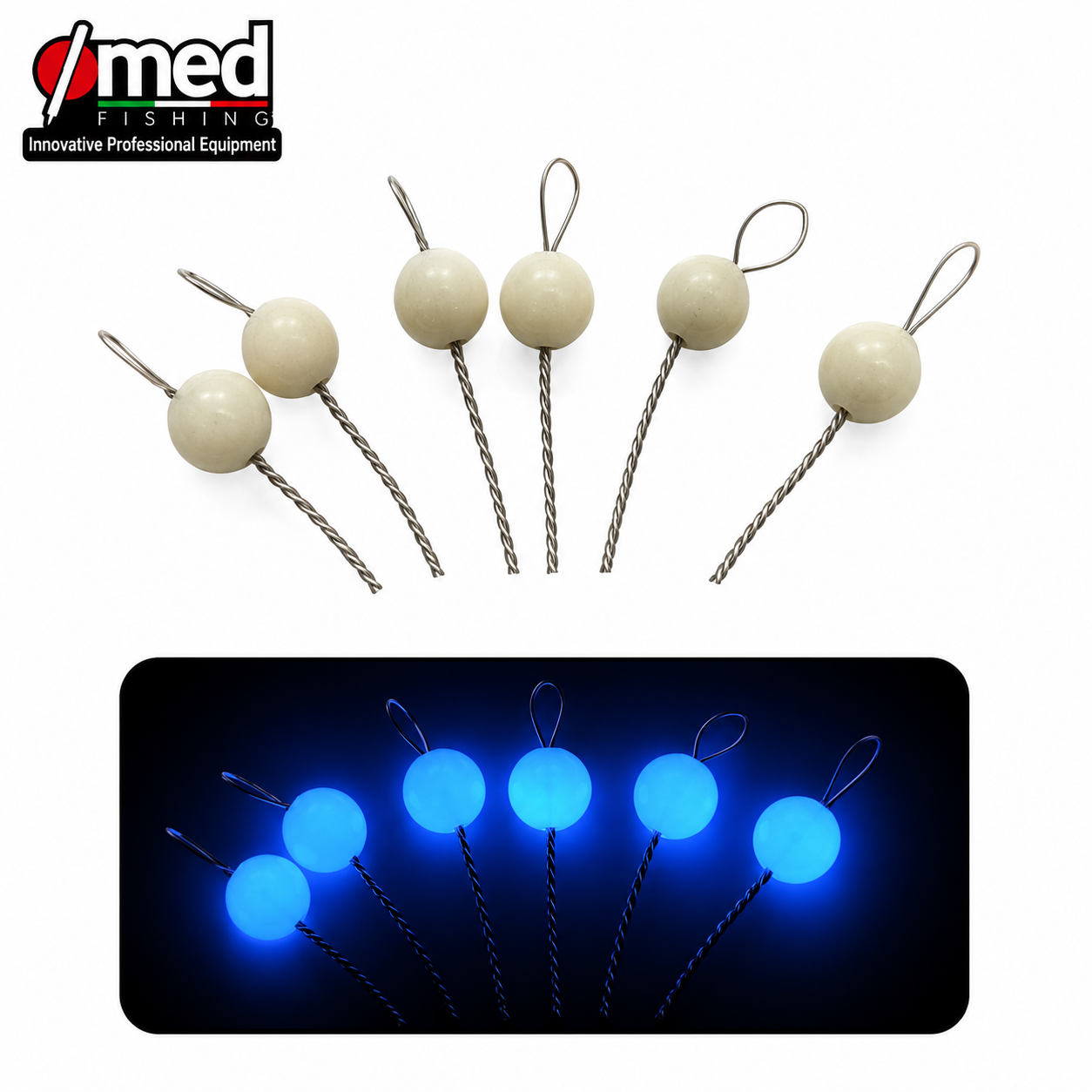 ΦΩΣΦΟΡΙΖΕ ΜΠΙΛΙΕΣ ΑΡΜΑΤΩΣΙΑΣ MED FISHING FLB 5MM 12ΤΜΧ