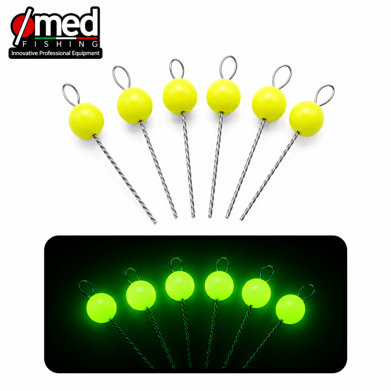 ΦΩΣΦΟΡΙΖΕ ΜΠΙΛΙΕΣ ΑΡΜΑΤΩΣΙΑΣ MED FISHING FLB 5MM 12ΤΜΧ