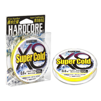 NHMA DUEL HARDCORE SUPER COLD-X8 JAUNE 200M