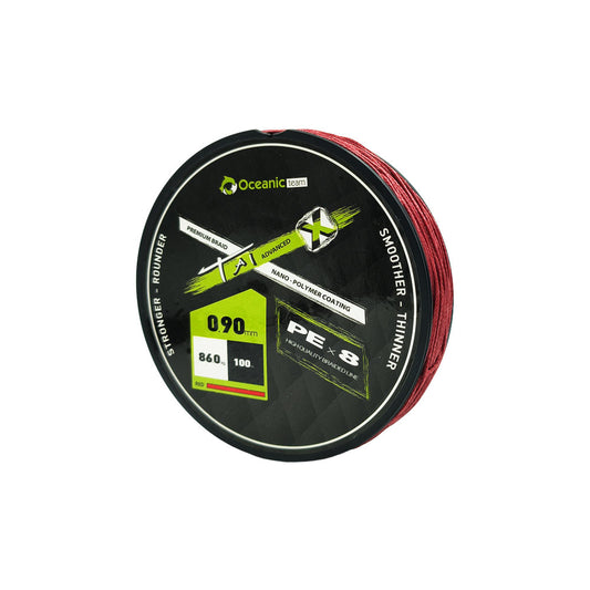 ΝΗΜΑ OCEANIC TEAM TAI ADVANCED X DARK RED X8 100M