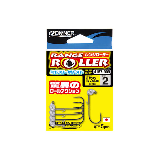 ΜΟΛΥΒΟΚΕΦΑΛΕΣ OWNER JIG HEAD RANGE ROLLER 4157