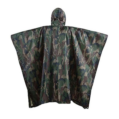 PONCHO IMPERMÉABLE CAMOUFLAGE BARBARIC 52×80CM