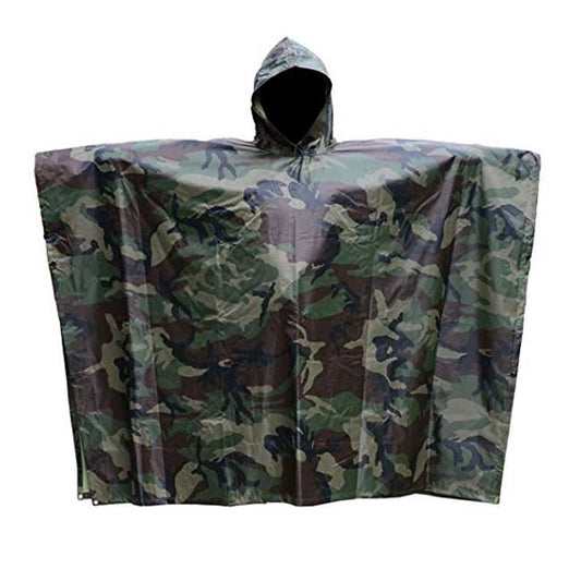PONCHO IMPERMÉABLE CAMOUFLAGE BARBARIC 52×80CM