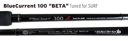 YAMAGA BLANKS BLUE CURRENT 100 BETA TUNED FOR SURF 4-30G PE0.5-1.0 L3.05M - Darivianakis fishing Store