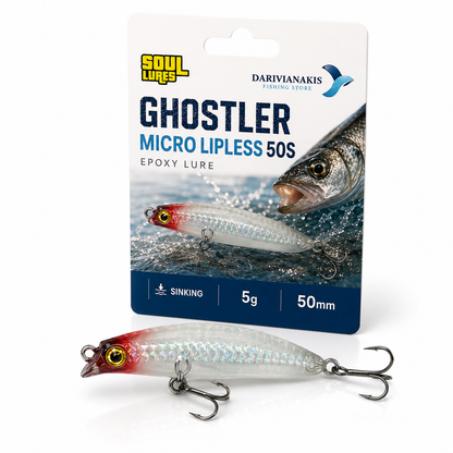 ΤΕΧΝΗΤΟ SOUL LURES GHOSTLER MICRO LIPLESS 50S 50MM 5G