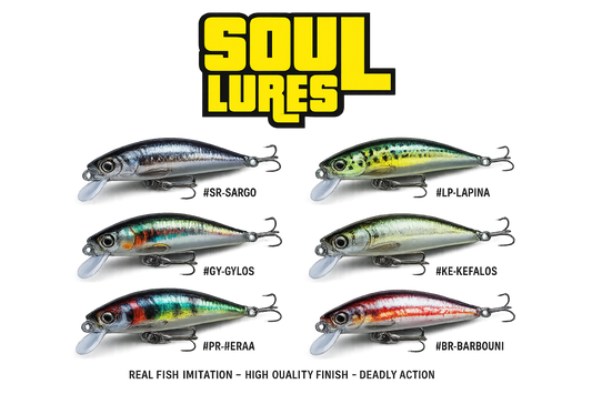 ΤΕΧΝΗΤΑ  SOUL LURES REAL MINNOW 70S – 7CM 10GR