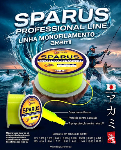 ΠΕΤΟΝΙΑ AKAMI SPARUS 300M ΚΙΤΡΙΝΗ SURFCASTING