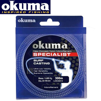 SET SURFCASTING OKUMA ARIA TELE SURF 3.90M 100-200GR + ARIA A6000 + ΠΕΤΟΝΙΑ 300M