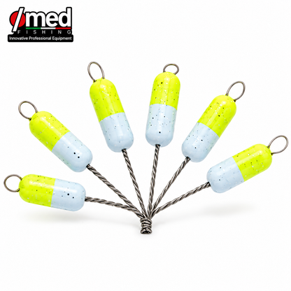 ΠΛΩΤΑ STICK ΑΡΜΑΤΩΣΙΑΣ MED FISHING FSG GLITTER GLOSSY PAINT 12ΤΜΧ