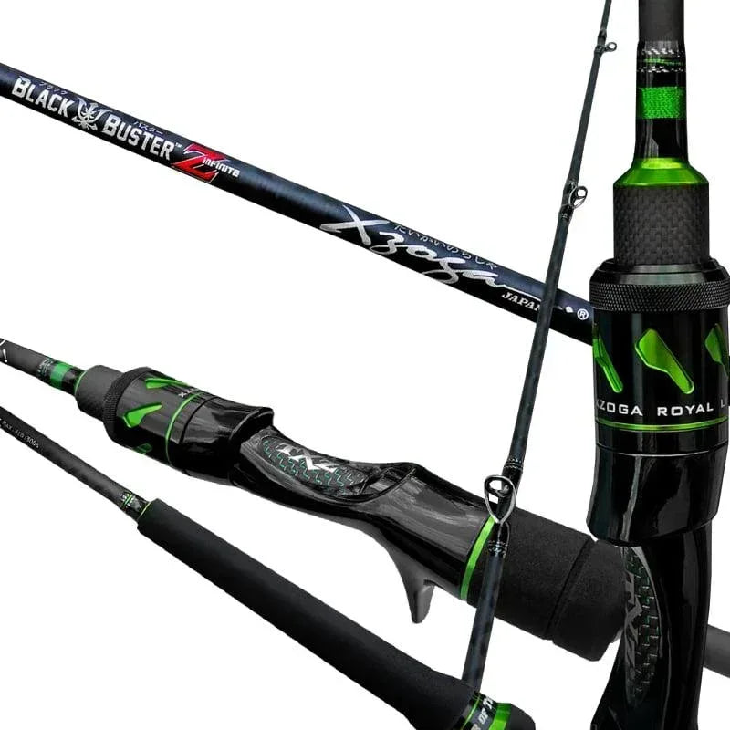 XZOGA BLACK BUSTER Z REVO BBZ SI-6634 SLOW PITCH SPINNING PE3-4 300G L2.01M - Darivianakis fishing Store