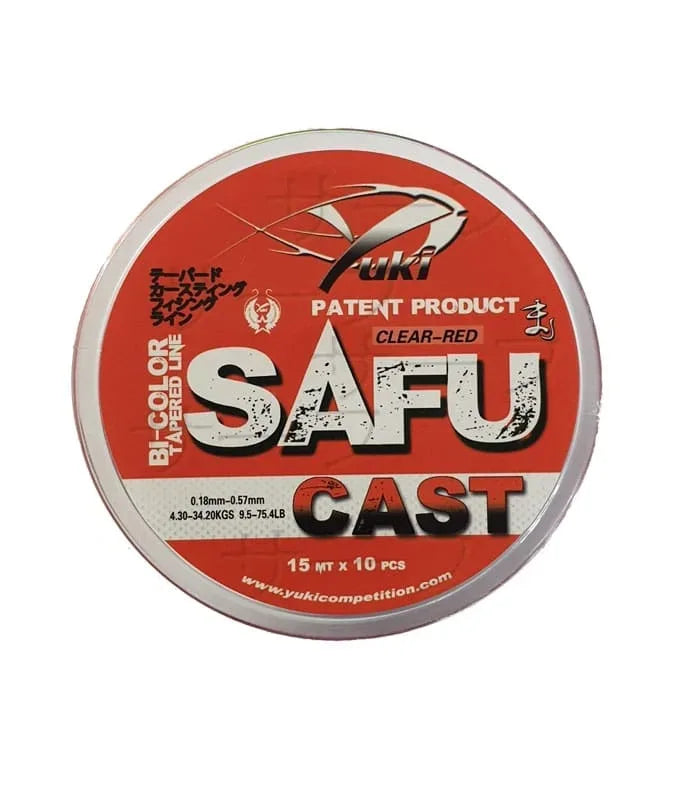 SHOCK LEADER TAPERED YUKI SAFU CAST SHOCK - Darivianakis fishing Store