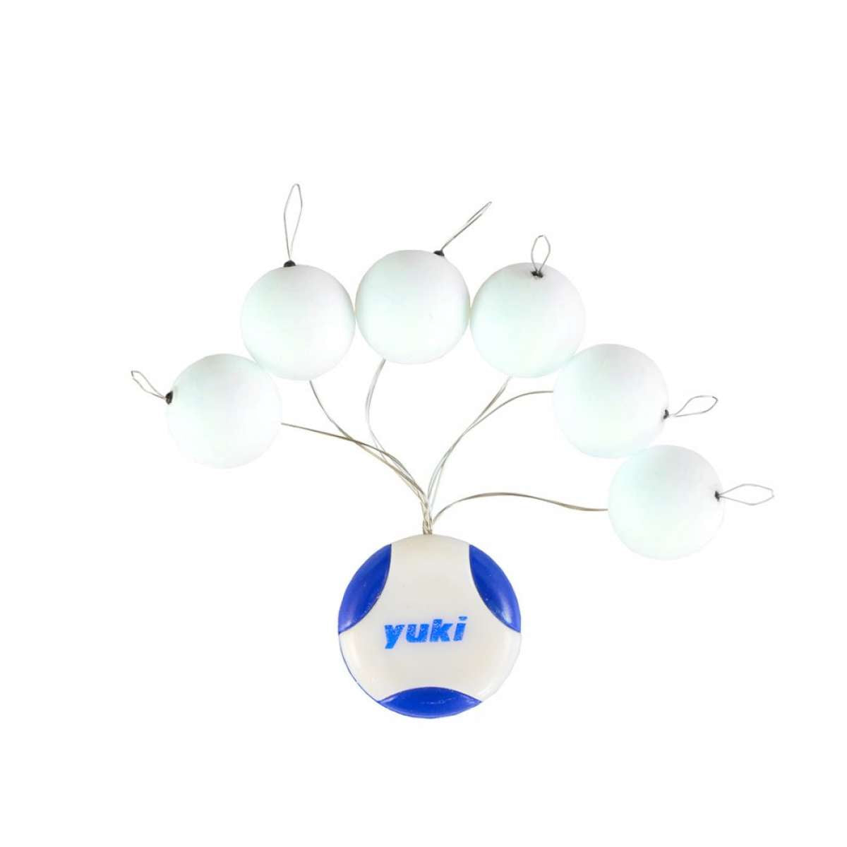 YUKI ΦΛΟΤΤΕΡ ΣΤΡΟΓΓΥΛΟ ROUND FLOATS 13mm (6pcs) YUKI