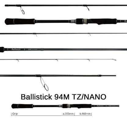 YAMAGA BLANKS BALLISTICK 94M TZ NANO 6-35G PE0.8-1.5 L2.85M - Darivianakis fishing Store