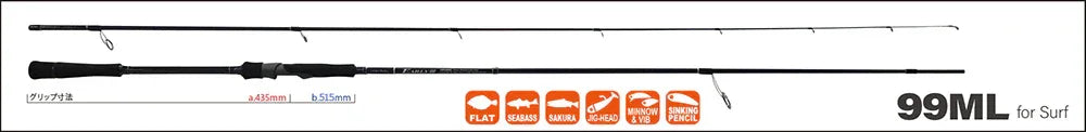 YAMAGA BLANKS EARLY 99ML 7-35G PE0.8-1.5M L2.98M - Darivianakis fishing Store