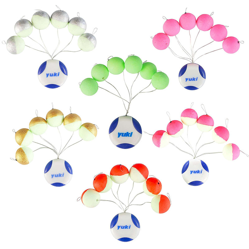 YUKI ΦΛΟΤΤΕΡ ΣΤΡΟΓΓΥΛΟ ROUND FLOATS 13mm (6pcs) YUKI