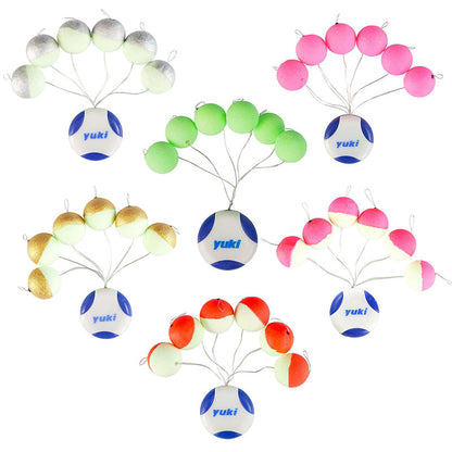 YUKI ΦΛΟΤΤΕΡ ΣΤΡΟΓΓΥΛΟ ROUND FLOATS 13mm (6pcs) YUKI