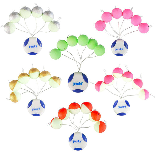 YUKI ΦΛΟΤΤΕΡ ΣΤΡΟΓΓΥΛΟ ROUND FLOATS 13mm (6pcs)