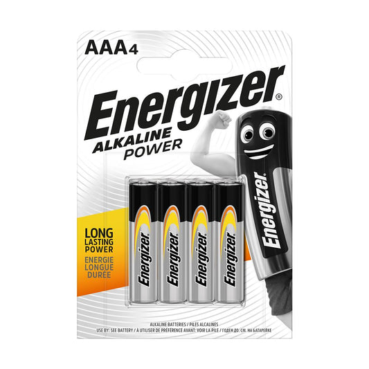 ΑΛΚΑΛΙΚΕΣ ΜΠΑΤΑΡΙΕΣ ENERGIZER ALKALINE POWER AAA 4 ΤΜΧ.