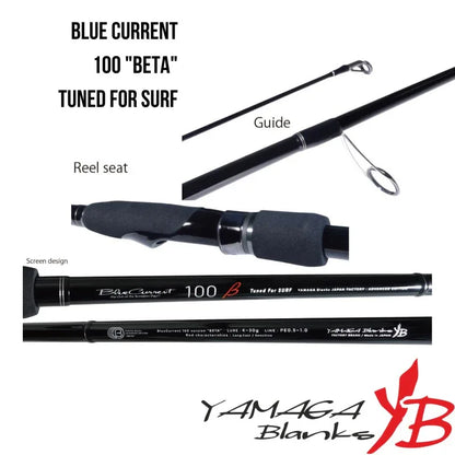 YAMAGA BLANKS BLUE CURRENT 100 BETA TUNED FOR SURF 4-30G PE0.5-1.0 L3.05M - Darivianakis fishing Store