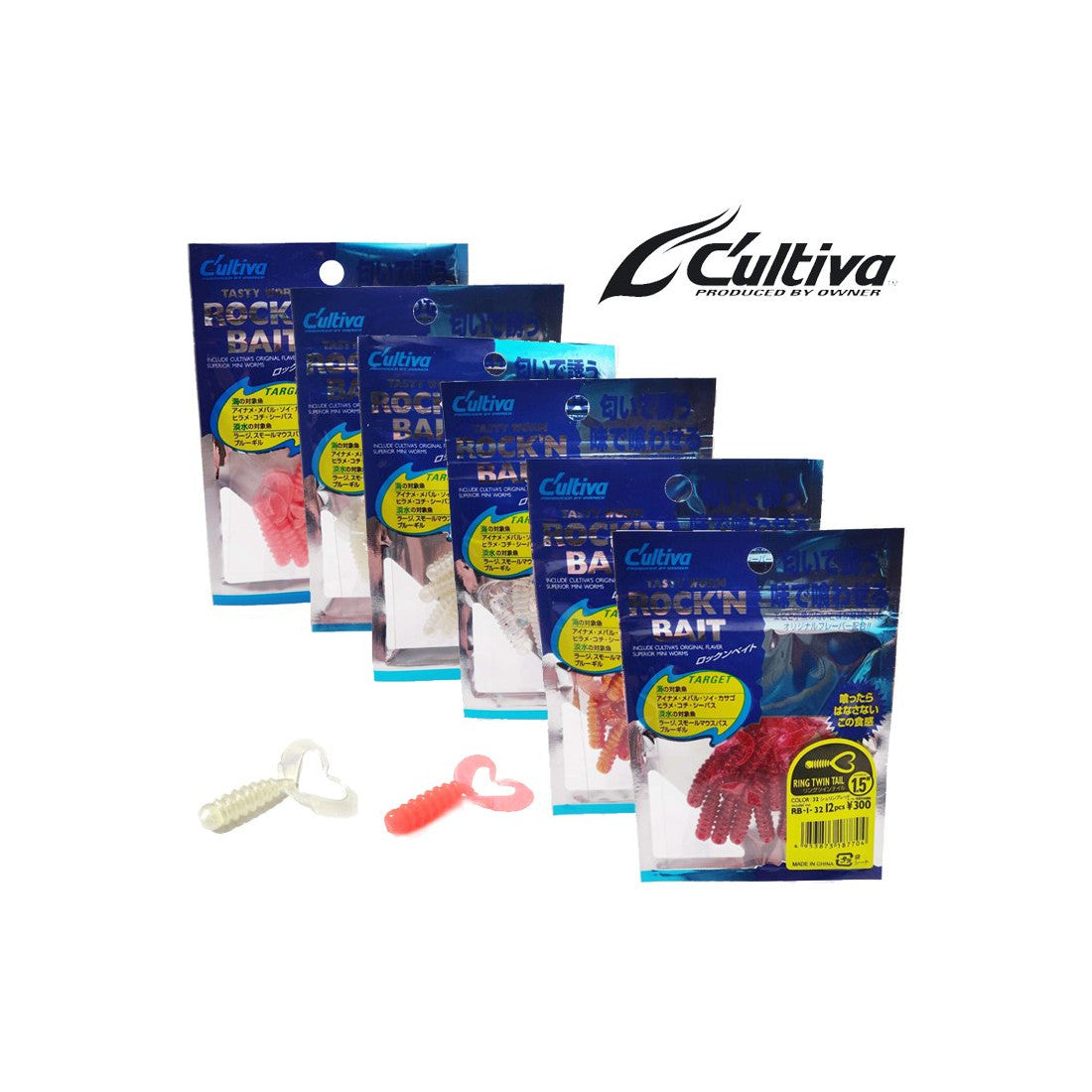 ΣΙΛΙΚΟΝΗ CULTIVA OWNER ROCK’N BAIT RING TWIN TAIL RB-4 1.5” 12ΤΜΧ