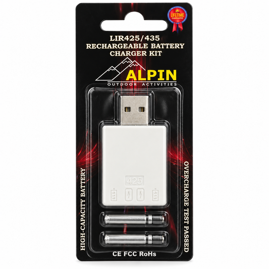 ΣΕΤ ΦΟΡΤΙΣΤΗ ALPIN LIR425/435 ΜΕ 2 ΕΠΑΝΑΦΟΡΤΙΖΟΜΕΝΕΣ ΜΠΑΤΑΡΙΕΣ